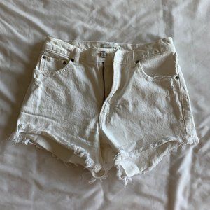 NEW - Abercombie Mom Shorts - White